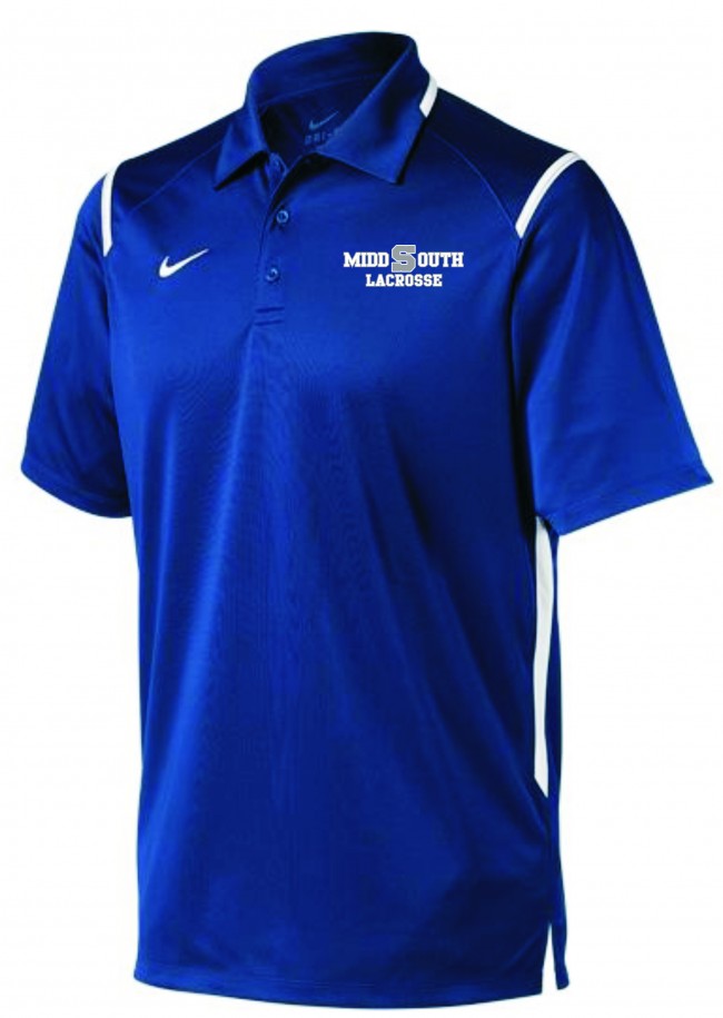 Midd South Lacrosse Nike MENS Gameday Polo Shirt
