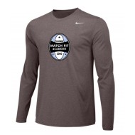 Match Fit Academy Nike YOUTH_MENS Long Sleeve Legend Top - GREY