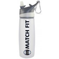 Match Fit Academy Fanatic Group 24oz Frosted Sport Bottle - WHITE