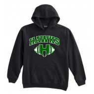 HYAL Football Pennant Sportswear Hooded Sweatshirt