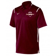 Summit HS Football Community Nike MENS GameDay Short Sleeve Polo Shirt - MAROON