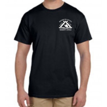 Monmouth County Sherrif's Office Gildan MENS Short Sleeve T-Shirt - BLACK