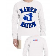 SPF Raider Nation Gildan Long Sleeve T-Shirt - WHITE