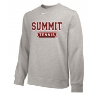 Summit HS Girls Tennis NIke MENS Team Club Crew Sweatshirt