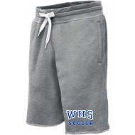 WHS Friends of Soccer Pennant Sportswear MENS Premium Terry Fleece Sweatshort - GREY