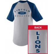 Lincoln Hubbard Augusta Sportswear Boys & Mens 3/4 Raglan Top