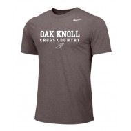 Oak Knoll Cross Country Nike MEN'S Short Sleeve Legend Top -GREY