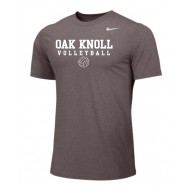 Oak Knoll Volleyball Nike MEN'S Short Sleeve Legend Top - GREY