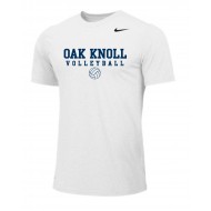 Oak Knoll Volleyball Nike MEN'S Short Sleeve Legend Top - WHITE