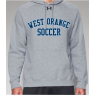 West Orange HS Soccer Under Armour Team Rival Hooded Sweatshirt - GREY