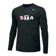 STA Spiritwear Nike Long Sleeve Legend Top - BLACK
