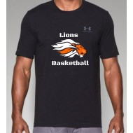 Thorne Basketball Under Armour Charged Cotton Short Sleeve T -  BLACK
