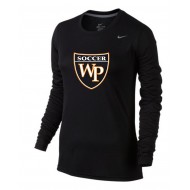 William Paterson Women's Soccer Nike WOMENS Long Sleeve Legend Top - BLACK