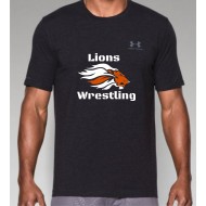Thorne Wrestling Under Armour Charged Cotton Short Sleeve T - BLACK