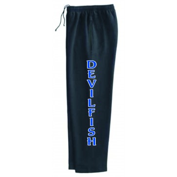 Devilfish Swimming Pennant Sportswear Sweatpants w/ Pockets