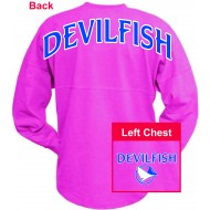 Devilfish Swimming Pennant Sportswear Billboard Crew