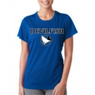 Devilfish Swimming Ultra Club WOMENS Performance Short Sleeve Top