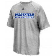Westfield HS Boys Swimming Adidas Performance Short Sleeve Climate Tee
