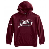 Summit HS Baseball Pennant Sportswear Hooded Sweatshirt - MAROON