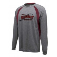 Summit HS Baseball Pennant Sportswear Pre-Game Long Sleeve Performance Top
