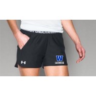 Westfield HS Girls Lacrosse Under Armour WOMENS Play Up Short 2.0 - BLACK