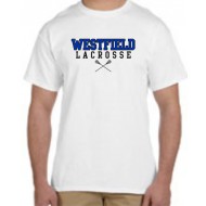 Westfield HS Lacrosse Gildan Short Sleeve T-Shirt - WHITE