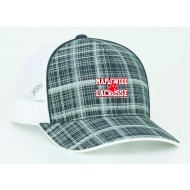 Maplewood Girls Lacrosse Pacific Headwear Plaid Hat