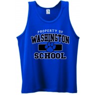 Washington School Augusta YOUTH_ADULT Tank - BLUE
