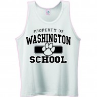 Washington School Augusta YOUTH_ADULT Tank - WHITE