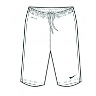 Randolph HS Girls Soccer NIKE League Knit Womens Shorts - WHITE (NO LOGO)