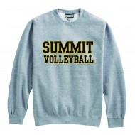 Summit HS Girls Volleyball PENNANT Crew Sweatshirt