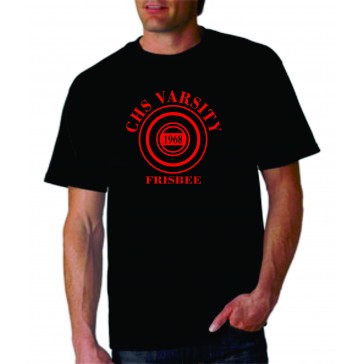 CHS Boys Ultimate Frisbee GILDAN T-Shirt - BLACK