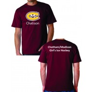 Chatison Girls Hockey GILDAN T-Shirt - MAROON