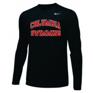 Columbia High School Swimming NIKE Long Sleeve Legend Top