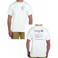 Chatham Staff GILDAN T Shirt - WHITE W/ DEFINITION LOGO