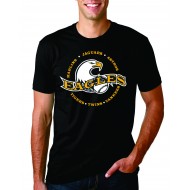 MLL Eagles Chain NEXT LEVEL T Shirt - BLACK W/ Full Logo