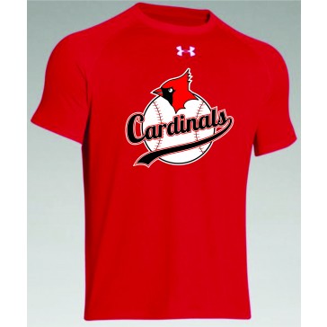 MLL Cardinals UNDER ARMOUR Short Sleeve Locker T - RED