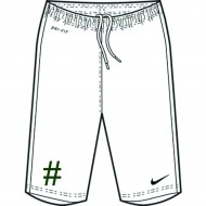 Hazlet United Nike YOUTH_WOMENS Hertha II Shorts - WHITE