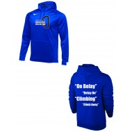 Millburn Adventure Education NIKE " The Cold Day on Belay" Therma Hoodie - ROYAL