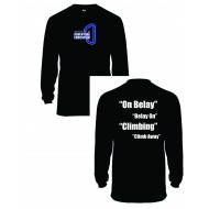 Millburn Adventure Education BADGER "The Climb Away" LS Dri-Fit Performance Shirt - BLACK