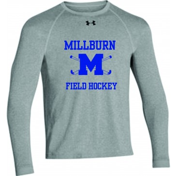 Millburn HS Field Hockey Under Armour MENS Long Sleeve Shooter Shirt