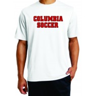 Columbia HS Boys Soccer SPORT TEK Racer Mesh Poly T - WHITE
