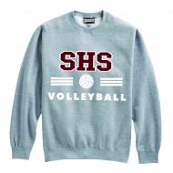 Summit HS Volleyball PENNANT Crew Sweatshirt