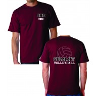Summit HS Volleyball GILDAN Cotton T Shirt