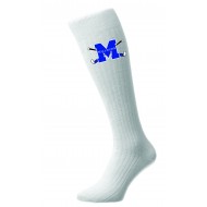 MHS Field Hockey PEARSOX Custom Socks - WHITE