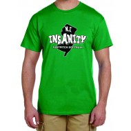 NJ Insanity Fastpitch Softball Gildan Short Sleeve T-Shirt -  GREEN