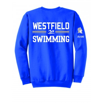 Westfield HS Girls Swimming PORT & COMPANY Crewneck Sweatshirt