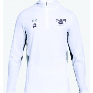 Chatham HS Hockey UNDER ARMOUR Squad Woven 1/4 Zip - WHITE