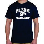 Millstone Wrestling GILDAN T Shirt - NAVY