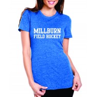 Millburn HS Field Hockey NEXT LEVEL Womens Triblend T Shirt